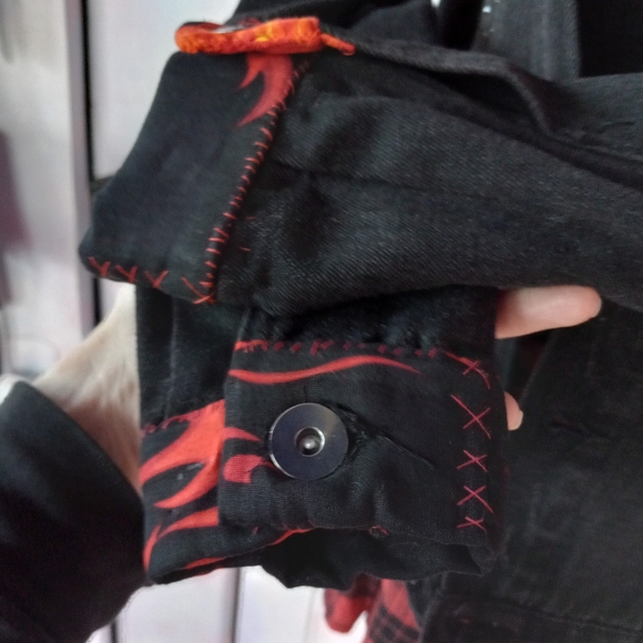 Foxy Nosferatu- CUSTOM Classic Horror Queen RAGE Jacket- PRICE FIRM! ooak - Picture 8 of 16